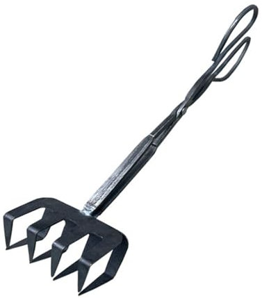 Pince de cheminée multifonction pour saisir efficacement le bois et le charbon, pince à charbon de bois, pince en métal, outil pour la maison et le barbecue
