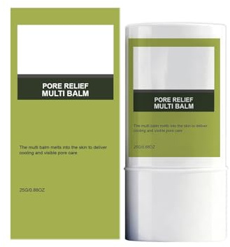 New Irven Pore Relief Multi Balm Stick with Cactus Extract, Women Instant Cooling & Moisturizing Skin Care Stick for Dry Skin & Enlarged Pores, Pore Tightening Facial Stick 25g (0.88 oz)