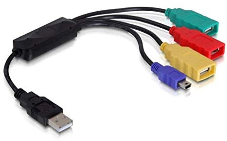 DeLOCK 61724 USB 2.0 Hub 4-Port