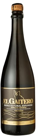 El Gaitero Sidra Etiqueta Negra, Sidra con Denominación de Origen (Dop), 1 Botella de 75Cl