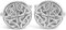 Alexander Castle 925 Sterling Silber keltische Manschettenknöpfe für Männer – Runde 15mm keltische Trinity-Manschettenknöpfe mit Schmuck-Geschenkbox
