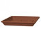 Veca Veneta Casalinghi Blim Soucoupe carrée pour Pot de Fleurs Marron foncé 36 x 36 cm