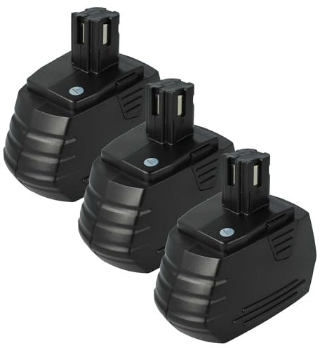 vhbw 3X Batterie Remplacement pour Hilti SFB185, SFB180 pour Outil électrique (3300 mAh, NiMH, 18 V)