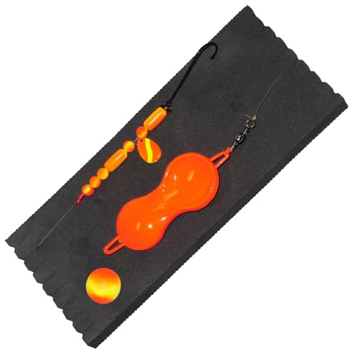 Dieter Eisele Doublettenlifter orange - Buttlöffel + Meeresvorfach, Gewicht:60g