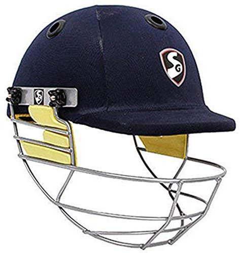 SG Blazetech M Cricket-Helm, Größe M, Silber