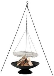 Barbecue trépied bas en fonte