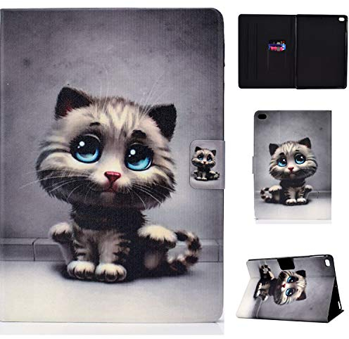 Bspring iPad 9.7 Hülle 2018/2017/ iPad Air 2 / iPad Air - Ultradünn Smart Case Cover mit Ständer und Auto Schlaf/Wach Funktion Abdeckung Schutzhülle,Haustier Katze