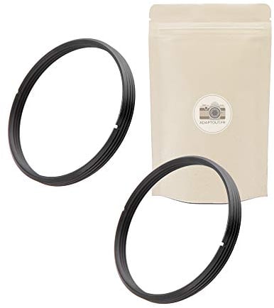 X2 M39 M42 ∞ Anpassung Ring Objektiv M39 bis M42 Hülle (M39x1 - M42x1) Adapter 100% Metallringanpassung für argentische Kamera 42mm M-42 39mm M-39