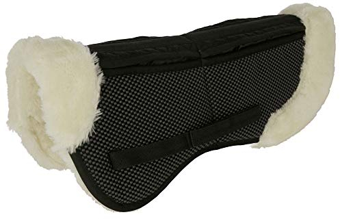 Covalliero Korrektursattelkissen Antislip schwarz, Webpelz, Full