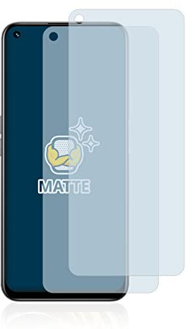 BROTECT Protector Pantalla Anti-Reflejos para realme 8i (2 Unidades) Película Mate Anti-Huellas