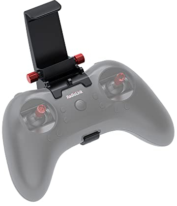 ATA HOBBY FPV Monitorhalterung Halterung Handyhalterung für Radiolink T8S Sender Fernbedienung Verstellbarer Clip Faltbares Zubehör 1,77-2,95 Zoll