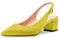 Castamere Donna Chunky Blocco Basso Tacco Heel Chiusa a Punta Slingback Pumps Fibbia Cute Dress Ufficio 5 CM Heels Oro Raso 38 EU
