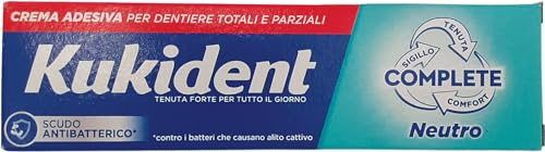 Kukident Crema Adesiva Per Dentiera Complete Neutral 35gr, 35g