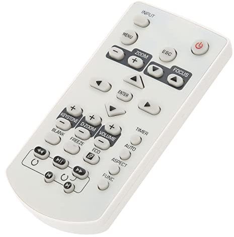 Projector Remote Control, YT‑130 Remote Control Replacement Fits XJ‑A142 XJ‑A147 XJ‑A242 XJ‑A247 Projectors