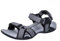CMP Herren Hamal Hiking Sandal Sportsandalen, Grau Schwarz, 39 EU