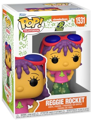 Funko POP! TV: Nick Rewind - Reggie Rocket with Slime | Offizielles Ad Icons Merch - Vinyl Sammelfigur als Regal Deko - Geschenkidee zum Geburtstag für Fans und Sammler