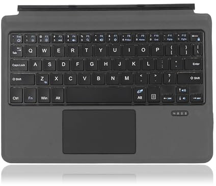 Yoidesu Gugxiom Wireless Keyboard for Surface Go, Bluetooth 5.0 Keyboard with Touch Pad Compatible with Surface Go 1/2/3 (Without Colorful Backlit(350mAh Battery))