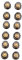 Toyvian 12stücke Gitarrenknöpfe Für Lautstärke Und Tonregulierung Vintage-rotary Knobs Schwarz Für Elektrische Gitarren Installieren Und Langlebig