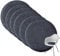 easy and green Sitzkissen Filz Rund mit Antirutsch-Beschichtung - Made in Germany - Stuhlkissen Rund aus upcycling rPET Filz - Sitzkissen Stuhl waschbar Extra Dick (6, Grau, Rund)