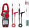 Tolesum NCV Digital Multimeter Stromzange,4000 Count TRMS Strommessgerät mit AC/DC-Spannung,Zangenmessgerät mit AC Strom,Widerstand,Kapazität,Frequenz,Temperatur,Durchgang Dioden-Nicht für Gleichstrom