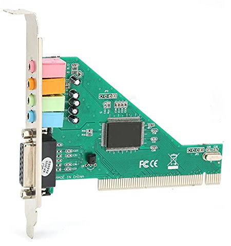 Beufee Computerinterne Soundkarten, PCI-Soundkarte 120 DB Duplex-Wiedergabe-Soundkarte, Computerzubehör Mit 4 Kanälen Für 98 8738