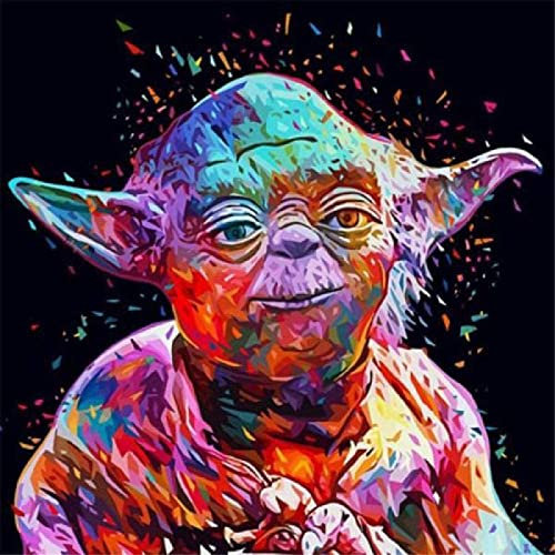 IGHSNZUH Puzzle 1000 Teile, Meister Yoda, Für Kinder Und Erwachsene, Personalisiertes Puzzle-Spaßspiel Aus Holz Zum Zusammenbauen, Heimdekoration, 75 X 50 cm