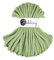 Flechtkordel Jumbo - 9mm - Baumwollkordel Baumwollgarn Garn Kordel Makramee Schnur Kordelband Natur Baumwolle DIY-Basteln 30m - Matcha