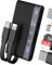 Adapter USB C Lightning auf USB Kartenleser SD Micro SD Ladegerät (6 in 1) für iPhone 16 15 für iPad für Apple kompatibel mit Samsung OTG Card Reader Speicher TF Compact Flash Kameras Gerät