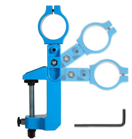 Bench Drill Holder, Rotary Electric Drill Tool Stand, Sturdy Lathe Tool Fixing Clamp, Heavy-Duty Workbench Organizer, Perfect for Workshop, Garage, and Studio Use