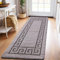 Carpet Runners for Hallways Non Slip Long With Gel Back - Marble Rug Washable Low Pile Rug, Kitchen Runner - Ideal For Living Room, Bedroom, Lounge And Hall |80 x 300 cm -Grey