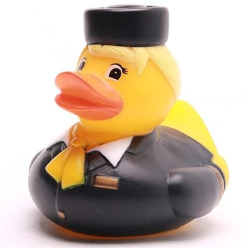 Duckshop I Badeente Stewardess I Quietscheente I Quietscheentchen I Geschenk Sammler I Präsent Flugpersonal