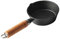 BAZEITFLOW Petite Poêle Fonte avec Poignée Bois pour Cuisson Et Fonte De Beurre Idéale pour Cuisine Pâtisseries