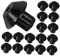 VILLCASE 1set Gas Burner Rubber Feet Pads for Stable Gas Stove High Temperature Resistant Slip Grate Support for Kitchen Cooktop Easy Installation Grate Feet for 16pcs