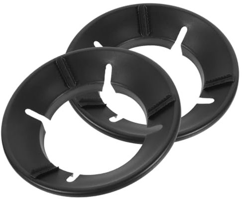 MAJORMENCH 2Pezzi Wok Bruciatore Wok Antivento per Materiale Ignifugo e Facile Installare Design Antiscivolo per Gas e Elettrici