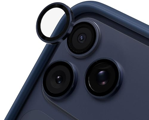 RhinoShield Protection d'objectifs pour iPhone 17 Pro Max / 17 Pro | Résistant aux éclats, haute transparence, résistant aux rayures, ajustement précis, outil d’installation inclus