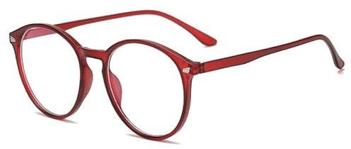 Xrbin Ovale Brille für Kurzsichtigkeit, Fernbrille für Frauen Blaulichtfilter Retro-Brille