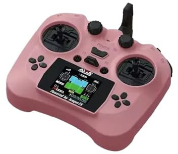 Für Axisflying Pocket 2.4G ELRS Hall Gimbals Controller Farbbildschirm 100mW 12CH Sender RC Tools(Pink)