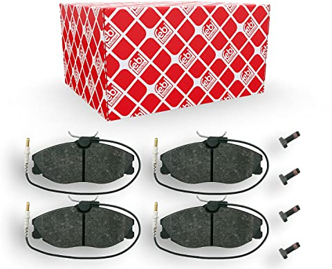 febi bilstein 16257 Bremsbelagsatz mit Schrauben, 1 Stück | Kompatibel mit: CITROËN XSARA, XSARA Break, XSARA Coupe, ZX, PEUGEOT 306 Schrägheck, 406, 406 Break, 406 Coupe, 607