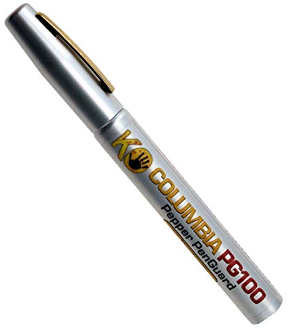 Columbia Pfefferspray Stift - Abwehrspray zur Selbstverteidigung und Tierabwehr - Ideal für den Alltag - Pfefferspray Tierabwehr mit Sprühstrahl, 12ml, Reichweite bis 1,5 Meter