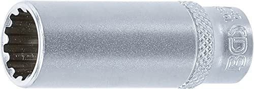 BGS 10162 | Steckschlüssel-Einsatz Gear Lock, tief | 6,3 mm (1/4) | SW 12 mm