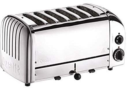 Dualit E972 Duality Bread Toaster, 6 Slice, Stainless Steel