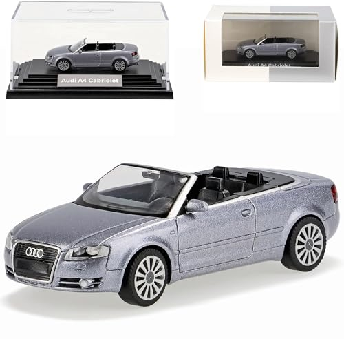 Wiking A-U-D-I A4 A 4 Akoya Silber B7 B 7 2006-2009 Cabrio Cabriolet Ho H0 1/87 Modellauto Modell Auto Sonderangebot