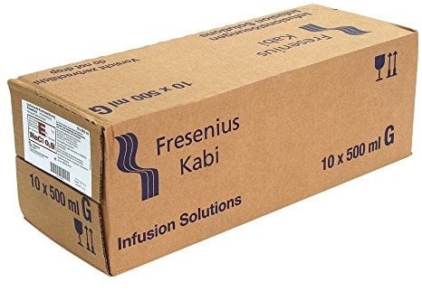 KOCHSALZLÖSUNG 0,9% Glasfl.Fresenius 10X500 ml