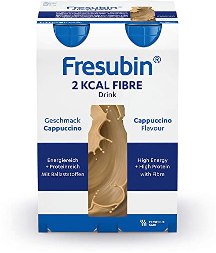 Fresubin 2 kcal Fibre DRINK Cappuccino Trinkflaschen, 800 ml Lösung