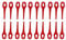 IKRA Nylonmesser Set 20 Stück 15130190 passend für Rasentrimmer IART 2520, IAT 20-1M, ICGT 2025 & IART 1224