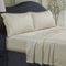 Tribeca Living BAMB300SSCKIV Spannbetttuch-Set, Fadenzahl 300, Viskose aus Bambus, tief, Cal Kingsize, elfenbeinfarben