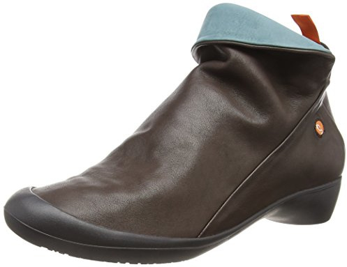 Softinos FARAH SMOOTH COMBI, Damen Stiefeletten, Braun (Dk Brown/Patrol 553), 41 EU (8 UK)