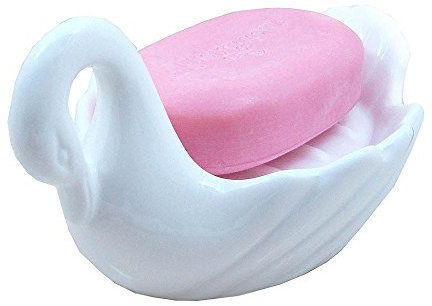 Zoele Mode cygne blanc Porte-savon en céramique Porte Savon Savon Plateau de home Living Accessoires de salle de bain