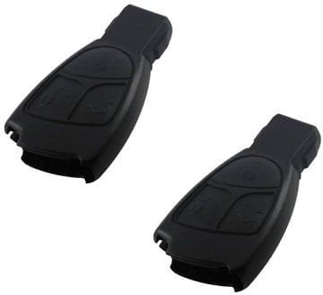 JURMANN 2X Mercedes Schlüssel Gehäuse Fernbedienung Infrarot 3 Tasten KS09NO W169 W245 W203 W204 CL203 C204 C209 A209 W210 W211 W212 W220 W164 X164 W251 V251 W639 906