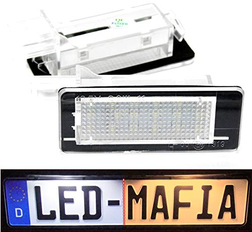 LED-Mafia Kennzeichenbeleuchtung Module - E-Prüfzeichen - Plug & Play - für Xenon Modul 1e
